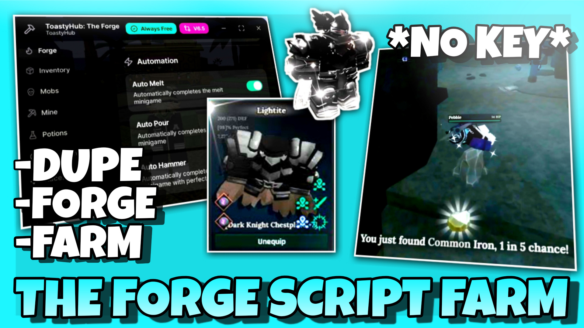 The Forge Script *NO KEY* 🤯 Auto Farm, Auto Forge, DUPE, Best Race, Farm Mobs, Farm Mobs Priorities